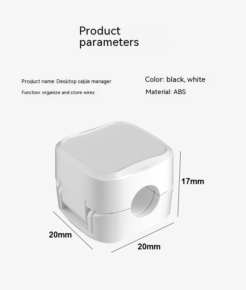 Magnetic Cable Clip Under Desk Cable Management Adjustable Cord Holder Wire Organizer And Cable Management Wire Keeper - Image 10